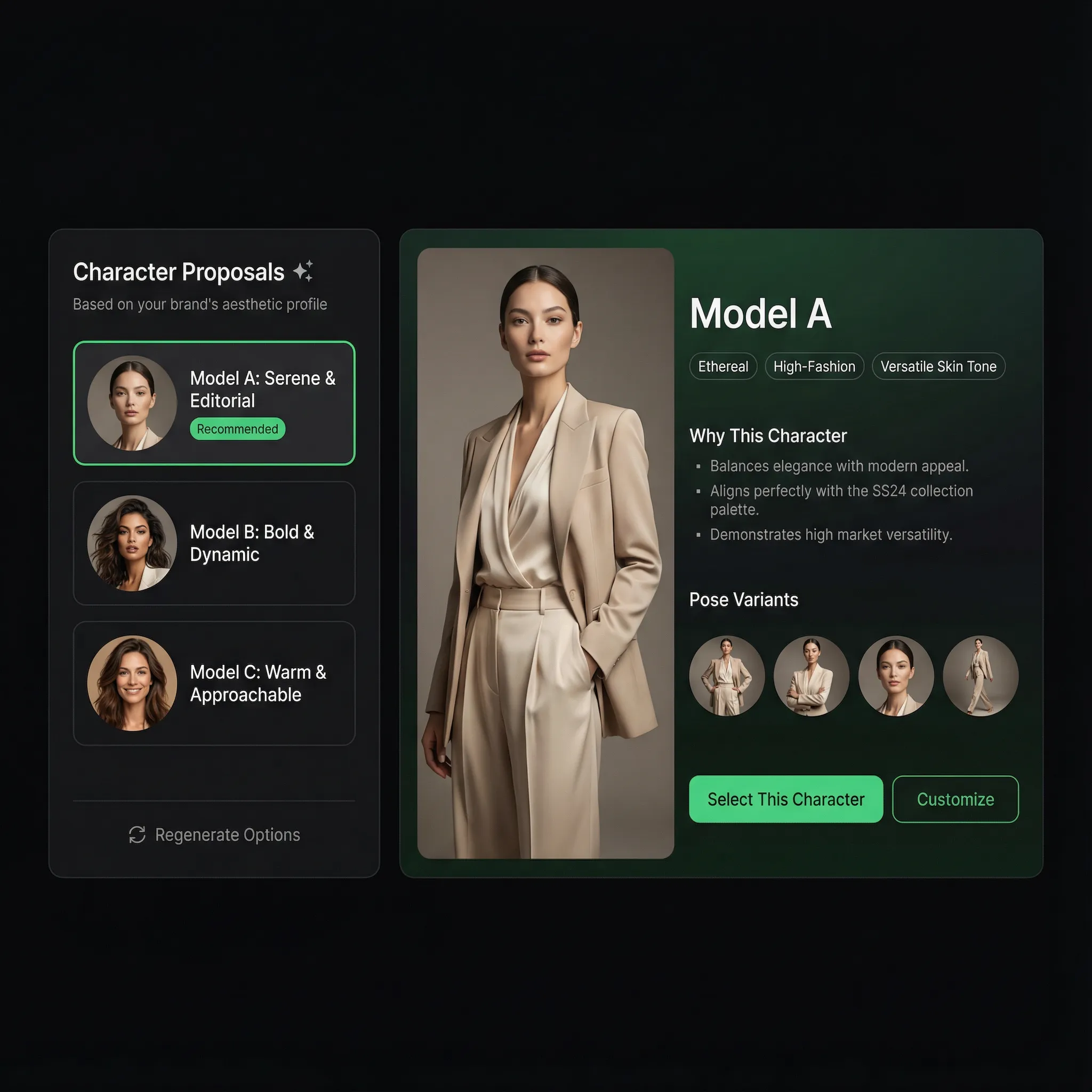 AI Generated Character Proposals