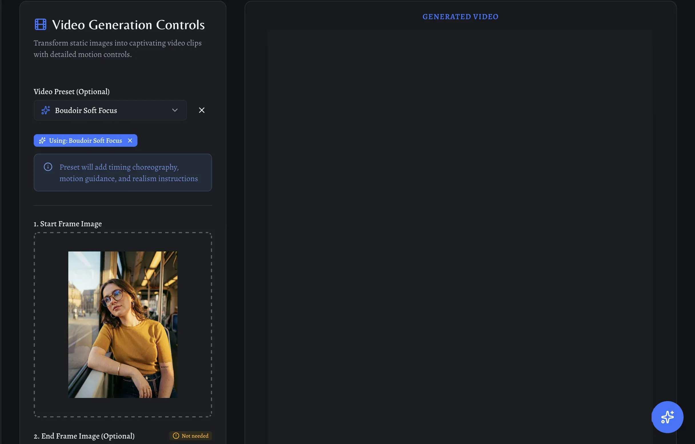 Video Generation Interface